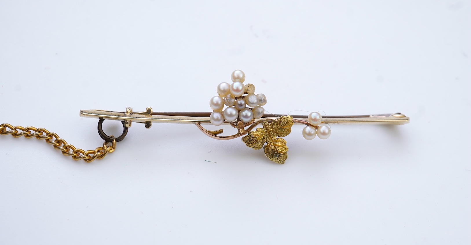 A collection of Edwardian bar brooches, early 20th century